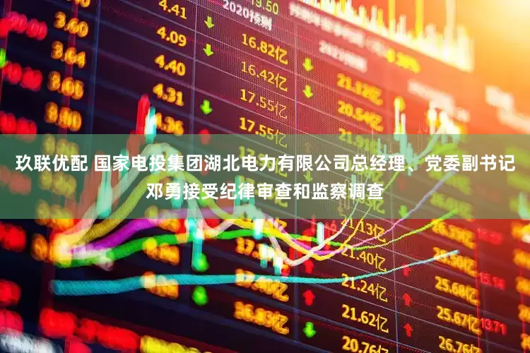 玖联优配 国家电投集团湖北电力有限公司总经理、党委副书记邓勇接受纪律审查和监察调查