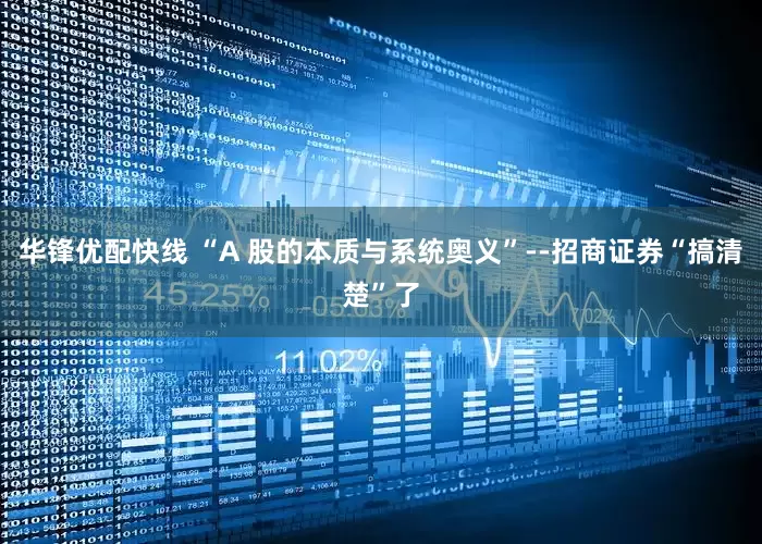 华锋优配快线 “A 股的本质与系统奥义”--招商证券“搞清楚”了